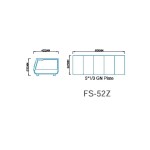 Dynamic FS-52Z Sushi bar ψυχόμενη επιτραπέζια βιτρίνα με 5 θέσεις ICS-300.0936