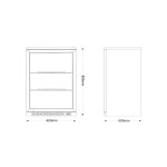 Dynamic GN-126H Ψυγείο Back Bar Cooler με 1 ανοιγόμενη πόρτα ICS-300.0904