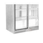 Dynamic GN-220LS Ψυγείο Back Bar Cooler Inox με 2 συρόμενες πόρτες 350W ICS-300.0907