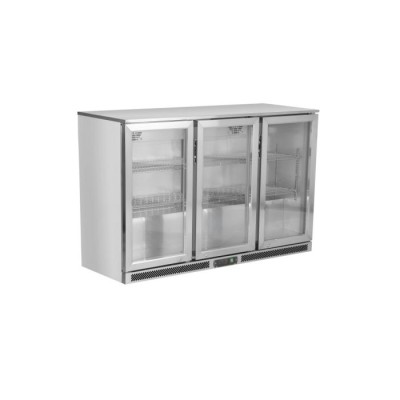 Dynamic GN-320L Ψυγείο Back Bar Cooler Inox με 3 ανοιγόμενες πόρτες ICS-300.0908