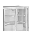 Dynamic GN-320LS Ψυγείο Back Bar Cooler Inox με 3 συρόμενες πόρτες ICS-300.0909