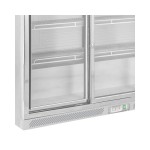 Dynamic GN-320LS Ψυγείο Back Bar Cooler Inox με 3 συρόμενες πόρτες ICS-300.0909