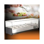 Dynamic GN-1305SB Salad bar ψυχόμενη επιτραπέζια βιτρίνα 52Lt με 5 θέσεις ICS-300.0932