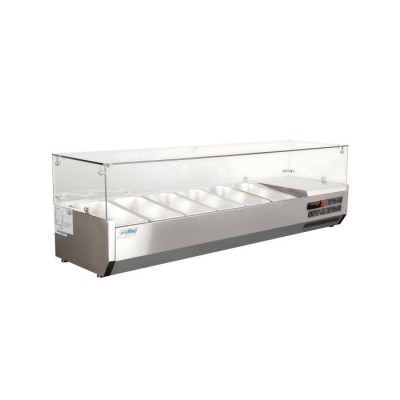 Dynamic GN-1480SB Salad bar ψυχόμενη επιτραπέζια βιτρίνα 62Lt με 6 θέσεις ICS-300.0933