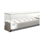 Dynamic GN-1480SB Salad bar ψυχόμενη επιτραπέζια βιτρίνα 62Lt με 6 θέσεις ICS-300.0933