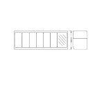 Dynamic GN-1480SB Salad bar ψυχόμενη επιτραπέζια βιτρίνα 62Lt με 6 θέσεις ICS-300.0933