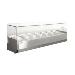 Dynamic GN-1655SB Salad bar ψυχόμενη επιτραπέζια βιτρίνα 72Lt με 7 θέσεις ICS-300.0934