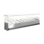 Dynamic GN-1830SB Salad bar ψυχόμενη επιτραπέζια βιτρίνα 82Lt με 8 θέσεις ICS-300.0935