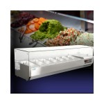 Dynamic GN-1830SB Salad bar ψυχόμενη επιτραπέζια βιτρίνα 82Lt με 8 θέσεις ICS-300.0935