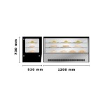 Dynamic GN-1200HRT Θερμαινόμενη επιτραπέζια βιτρίνα ICS-300.0912