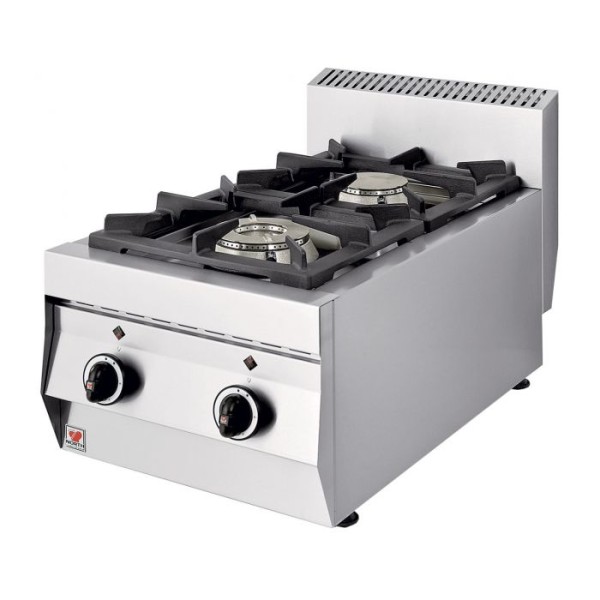 Επιτραπέζια Εστία αερίου με 2 εστίες (φλόγιστρο) NORTH 40.5X70X30cm NR-GASE200