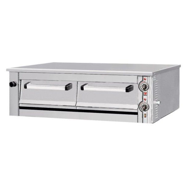 Φούρνος πίτσας διπλός με πυρίμαχη πλάκα F135 135χ99χ44cm NR-F135KER