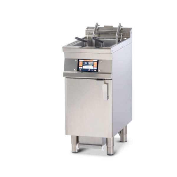 Φριτέζα αυτόματη ηλεκτρική επιδαπέδια TouchFry lotus F18-74 ETDPS 40x70x90 εκ