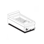 Φριτέζα ηλεκτρική μονή 13 lt F13T-74ET