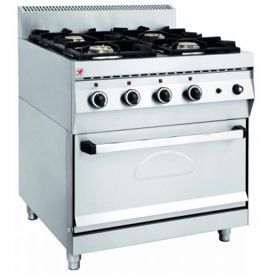 Κουζίνα με φούρνο και Εστία αερίου 80X70X86cm FGASE400