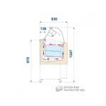 Βιτρίνα παγωτού 6 γεύσεων FIJI 6 LX