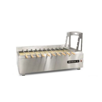 Επαγγελματική ψησταριά για 6 κοντοσούβλια επιτραπέζια κάρβουνου VKN-ROASTER K6S 85X61X27/27 εκ