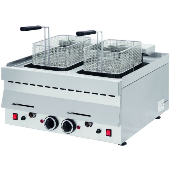 Φριτέζα Ηλεκτρική Διπλή 20lt NORTH 60x60x30cm FL62