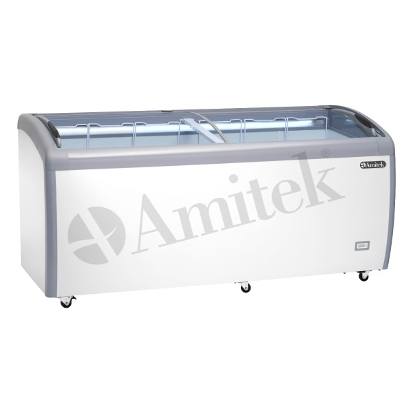 Ψυγείο-καταψύκτης με γυάλινες πόρτες AX600CFG