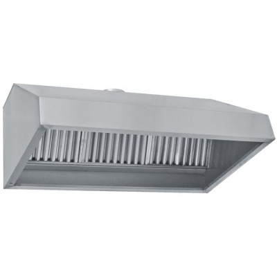 Φούσκα-χοάνη τοίχου ανοξείδωτη 250χ90χ60 εκ BM-FT250