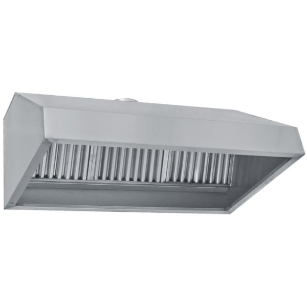 Φούσκα-χοάνη τοίχου ανοξείδωτη 250χ90χ60 εκ BM-FT250