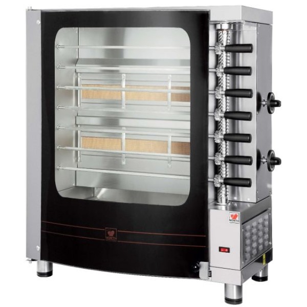 Επιτραπέζια ψησταριά αερίου κοντοσούβλι 69X38X88 NR-G7