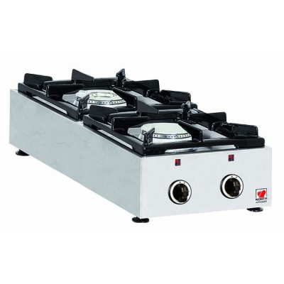 Επιτραπέζια Εστία αερίου 36,5x62,5x16 cm NR-GASE22C