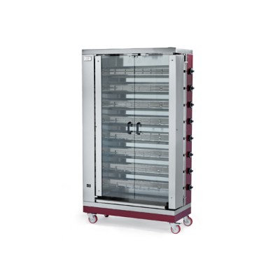 Κοτοπουλιέρα Αερίου με 8 Σούβλες GGF G 4S 110 x 48 x 193 cm