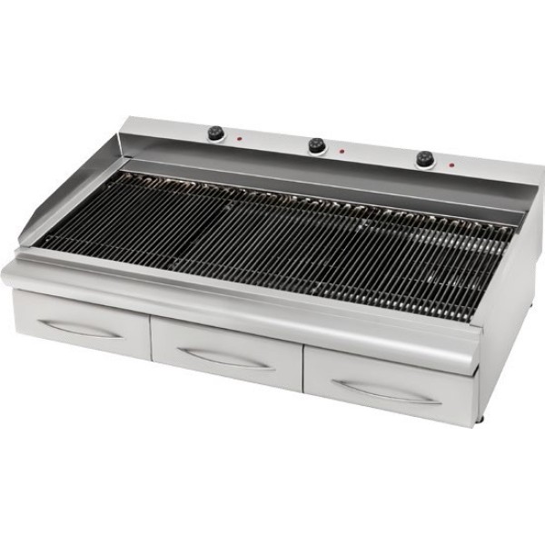 Ηλεκτρικό γκρίλ νερού επαφής GSE360 Διαστάσεις σχάρας: 3 x 35x44cm. 120x63x27cm. PN- GSE360