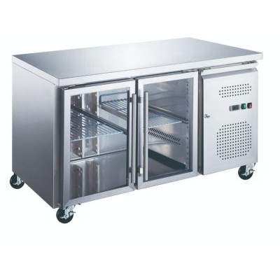 Ψυγείο πάγκου - 136cm - 2 γυάλινες πόρτες ΜΑΧ-09400401