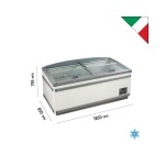 Βούτα μέσης / πλάτης κατάψυξη 630 lt IGLOO 18 HO-24.02.009.0001