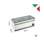 Βούτα μέσης / πλάτης κατάψυξη 850 lt IGLOO 21 HO-24.02.010.0001