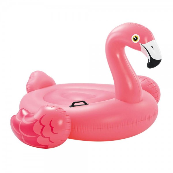 INTEX ΦΟΥΣΚΩΤΟ ΣΤΡΩΜΑ ΘΑΛΑΣΣΗΣ FLAMINGO ΡΟΖ 142X137Χ97CM