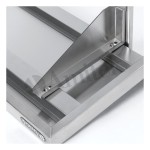 Επιτοίχιο Ανοξείδωτο Ράφι MES184 VH 1800x400x70mm