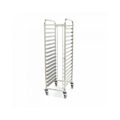 Καροτσάκι δίσκων Bakery norm Χωράει 16 δίσκους 60x40cm MAX-09300548