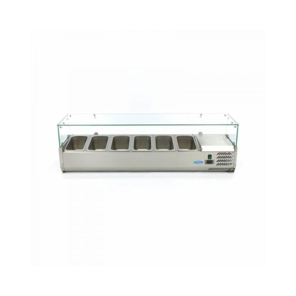 Ψυγείο προετοιμασίας πάγκου 140cm - Χωράει 6 x 1/3 GN MAX-09400323