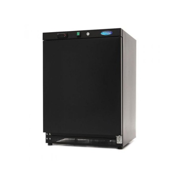 Καταψύκτης με 1 τυφλή πόρτα 200L μαύρο με 2 σταθερά ράφια MAX-09405003