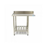 Τραπέζι πλυντηρίου πιάτων με πλάτη 120x75cm Αριστερό MAX-09201037