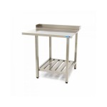 Τραπέζι πλυντηρίου πιάτων με πλάτη 120x75cm Αριστερό MAX-09201037