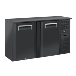 BACK BAR QB 200 με δύο ανοιγόμενες τυφλές πόρτες