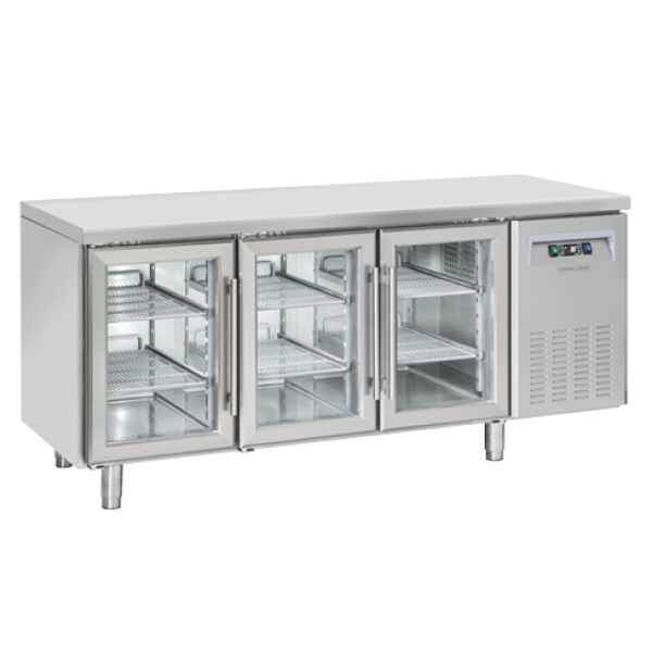 Πάγκος συντηρησης για λεκανάκια 325χ410 mm SRG 3100 (ΜΕ ΓΥΑΛΙΝΗ ΠΟΡΤΑ)