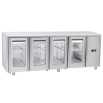 Πάγκος συντήρησης QRG 4100SG - GN 1/1 (ΑΠΟΜΑΚΡΥΣΜΕΝΗΣ ΣΥΝΔΕΣΗΣ REMOTE/ ΜΕ ΓΥΑΛΙΝΗ ΠΟΡΤΑ)