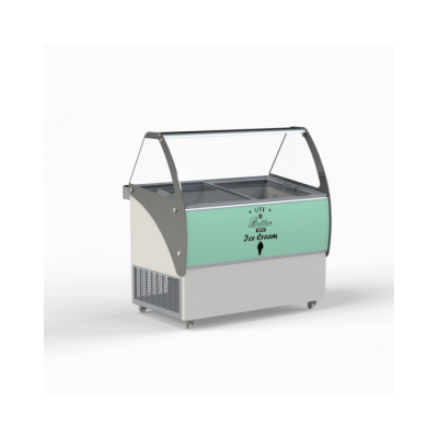 Βιτρίνα χύμα παγωτού 146,1X86,2X126,3 εκ CRL- ELEGANTE-46