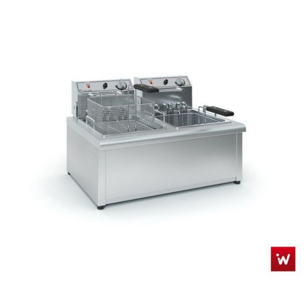 ΕΠΑΓΓΕΛΜΑΤΙΚΗ ΗΛΕΚΤΡΙΚΗ ΦΡΙΤΕΖΑ ΔΙΠΛΗ TZ-F1000/380V/7500W(2X8-10 lt) 380V 73x57x44 cm