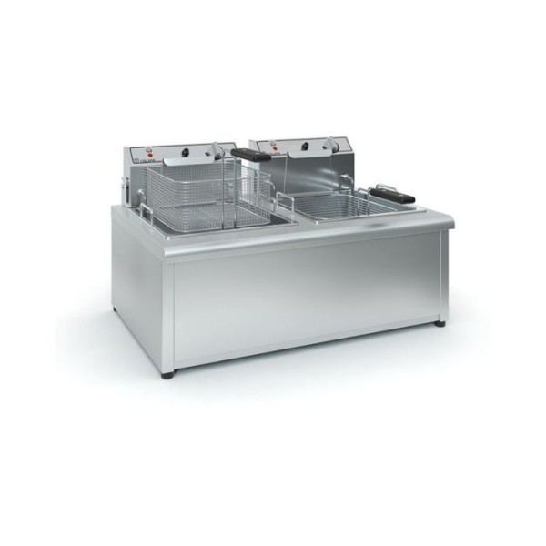 ΕΠΑΓΓΕΛΜΑΤΙΚΗ ΗΛΕΚΤΡΙΚΗ ΦΡΙΤΕΖΑ ΔΙΠΛΗ TZ-TX26/380V(2X11-13 lt) 380V 74x64x44 cm