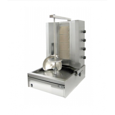 Γυριέρα αερίου με 4 καυστήρες Μοτέρ Kάτω 50X70X94 εκ VMX-904B