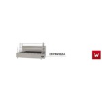 Επαγγελματική ανοξείδωτη επιτραπέζια ψησταριά κάρβουνου με σούβλες τρείς ατέρμονες VKN-TLG9 160χ110χ90 εκ