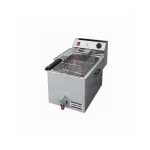 Φριτέζα Ηλεκτρική Μονή 8 λίτρων με βρυσάκι απορροής Resto Italia 28x43x25 εκ RST-FTR8R