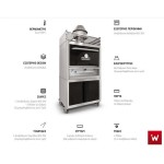 Επαγγελματικός φούρνος κάρβουνου επιτραπέζιος ROASTER VKN-ROASTER 74 96,5X51X111 εκ