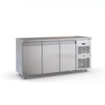 Επαγγελματικό Ψυγείο πάγκος κατάψυξη ανοξείδωτο με 3 πόρτες 180X60X87 εκ ID-PSMK17560
